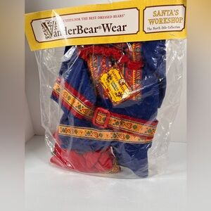 VanderBear Wear CORNELIUS Santa's Workshop‎ North Pole Collection Vintage 1994